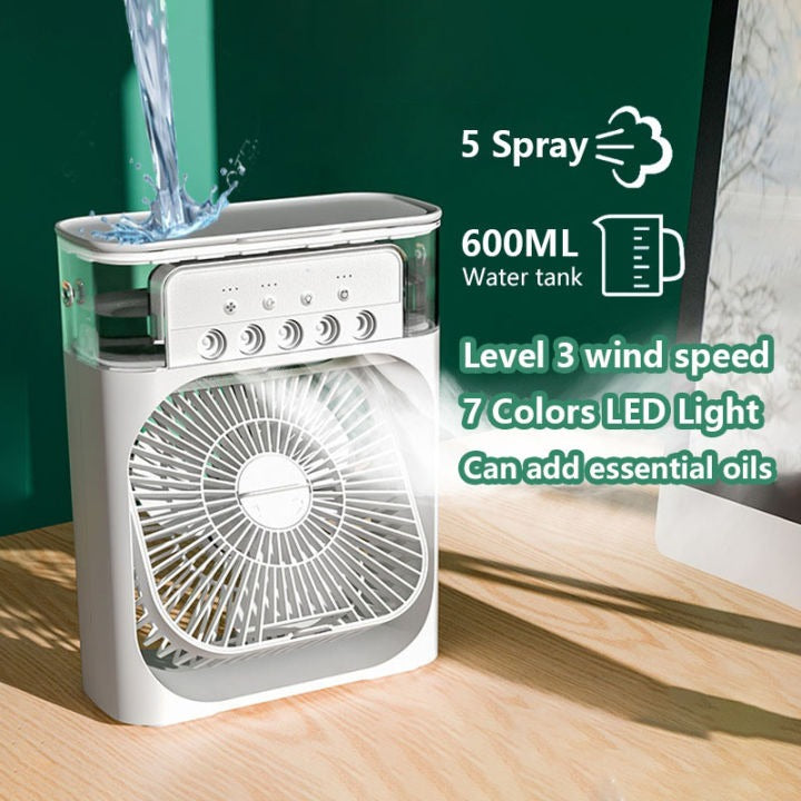 BreezeBuddy™ Portable Air Cooler Fan – Chill Anywhere, Anytime!