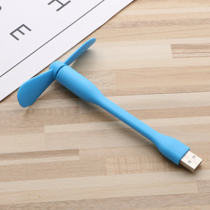 24 Pcs USB Fan Portable Ventilador Flexible Cooling Fan for Power USB Fan for Computer